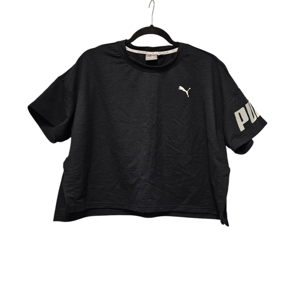 PUMA Women's Modern Sport Black Cropped Tee - Picture 4 of 8